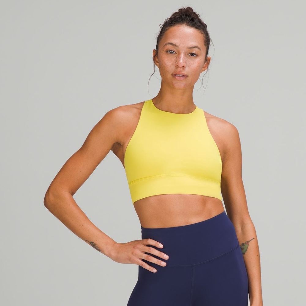 LULULEMON Energy High-Neck Longline Sports Bra